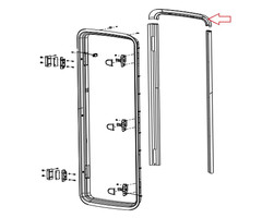 Dometic Dometic CaraD-R Deur Boven Binnenkader