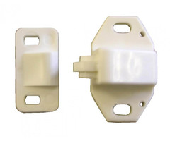 Fjord Outdoor Rolsnapper kunststof Wit à 2 stuks