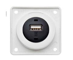 Berker Berker Contactdoos 1x USB Lader 12V Inbouw Wit Hoogglans