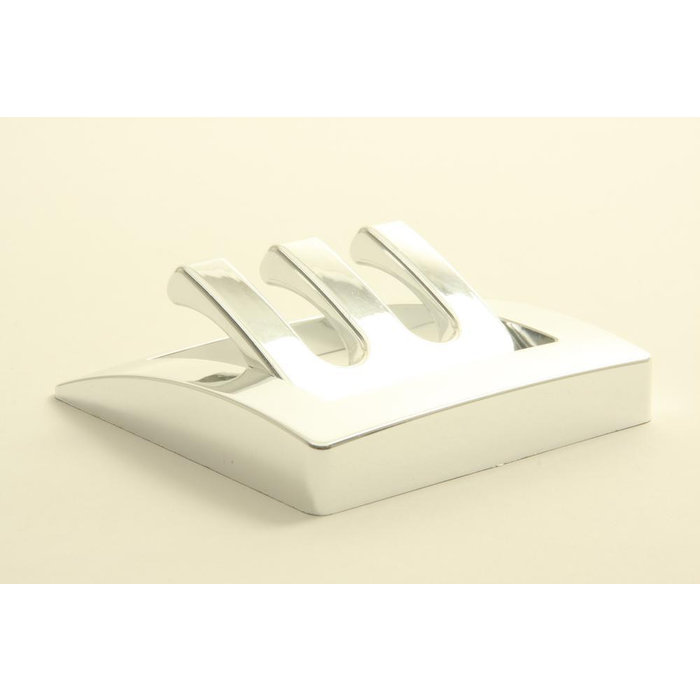 Fjord Outdoor Kapstok 3-Haaks Inklapbaar Hoogglans Chroom