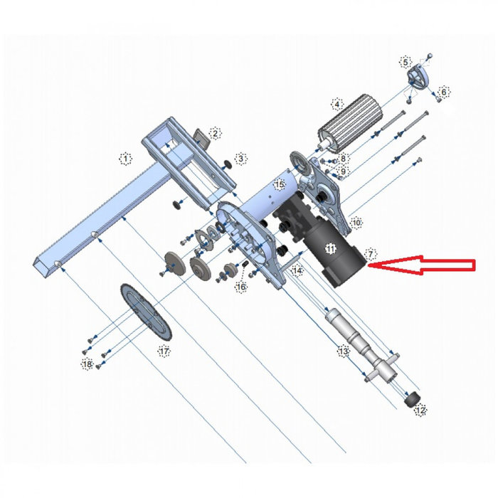 P1 P1 Motor pakkingsring