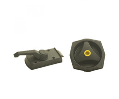 FjordOutdoor Deurslot Rond FF2 zonder Cilinder Links Zwart