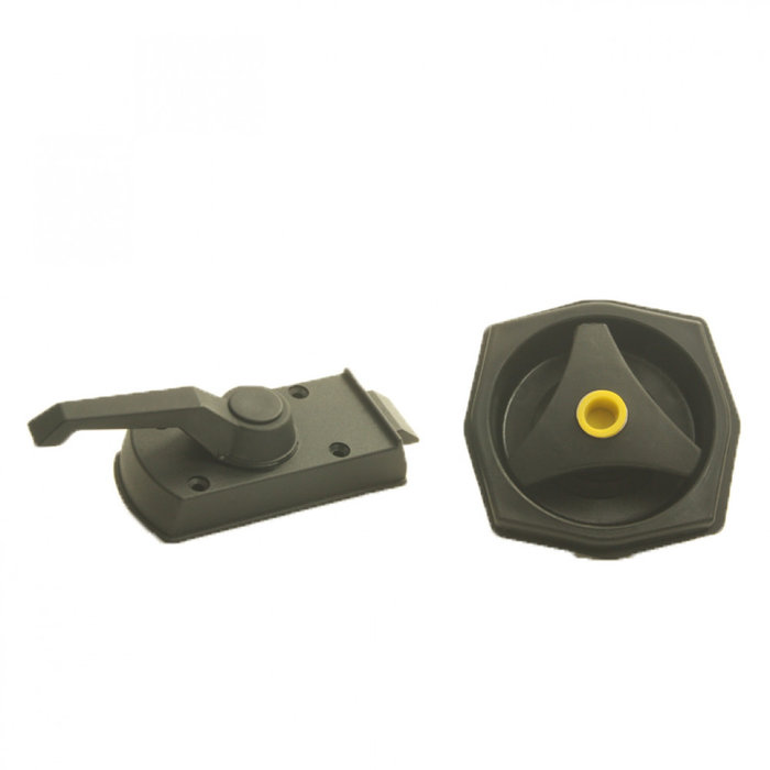 Fjord Outdoor Deurslot Rond FF2 zonder Cilinder Links Zwart