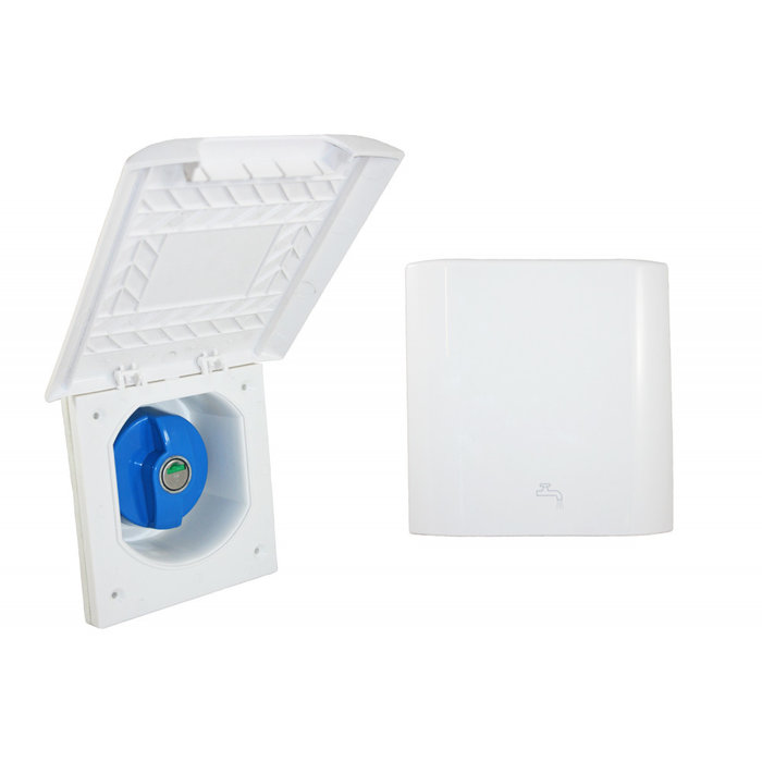 FjordOutdoor Waterinbouwdoos Vierkant Wit Element Line