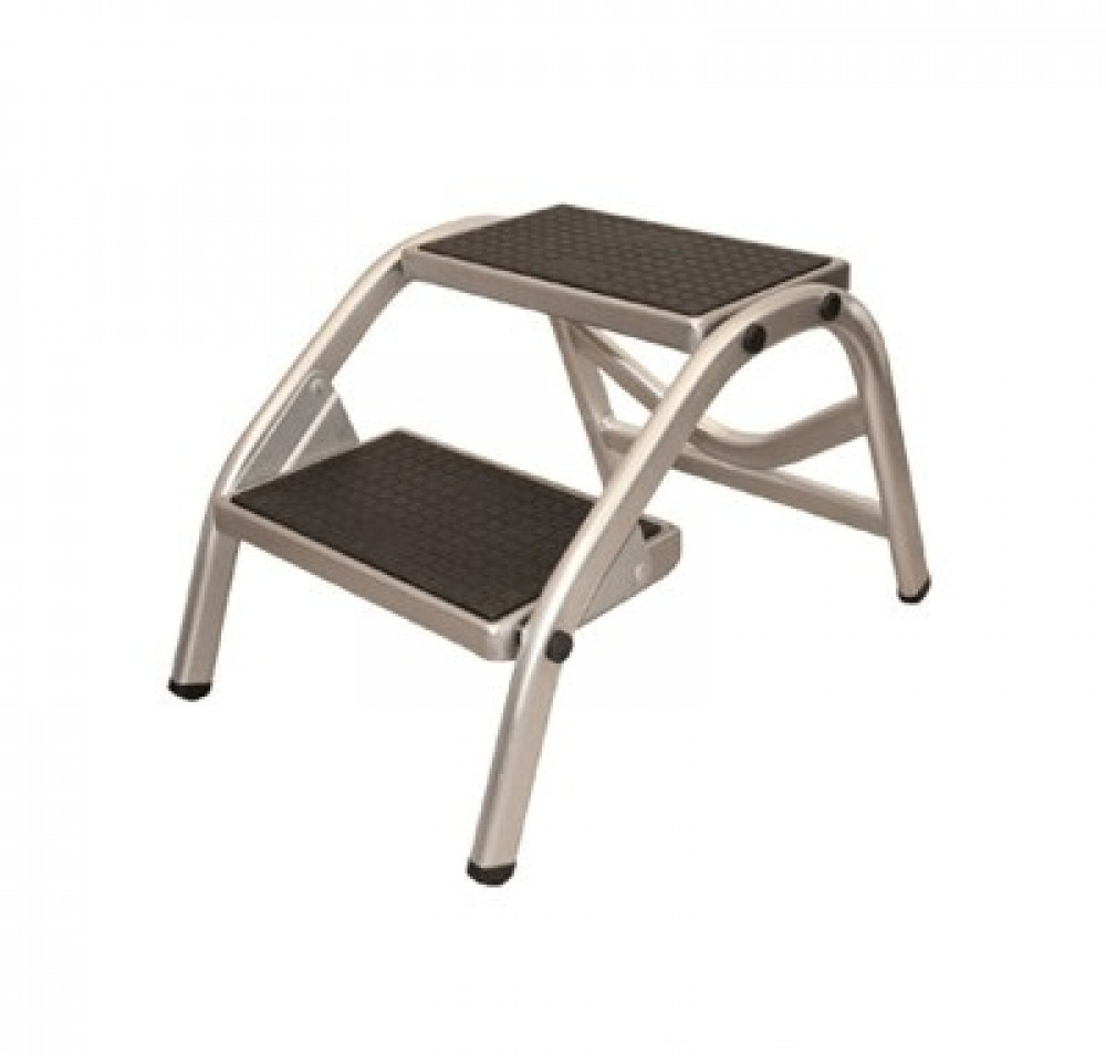 Fjord Outdoor Opstap Darwin Aluminium Dubbel Zilver