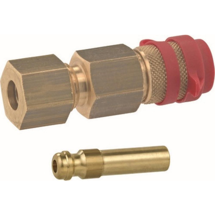 GOK Snelkoppeling 8mm inclusief slangpilaar