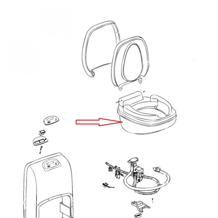 Thetford Thetford Toilet Bowl C200