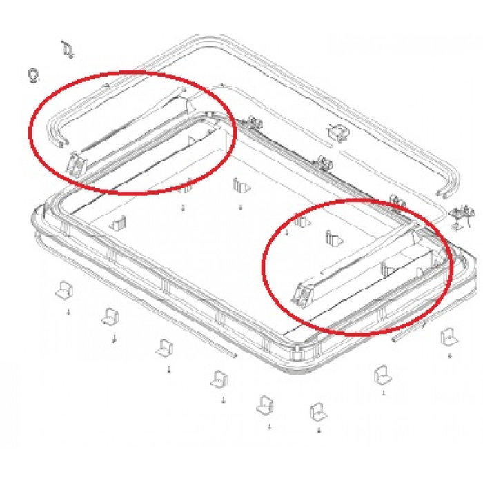 Dometic Dometic Heki 3/ 4 Aandrijfas