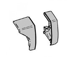 Thule Thule LH&RH endcap leadrail 6200 ano