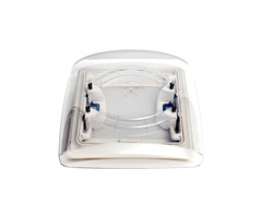 MPK MPK Dakluik VisionVent S Pro Wit 28x28cm Dubbele Plissé