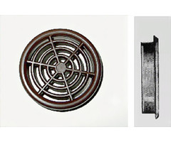 FjordOutdoor Rozet bruin 43-48mm rond opbouw à 2 st.