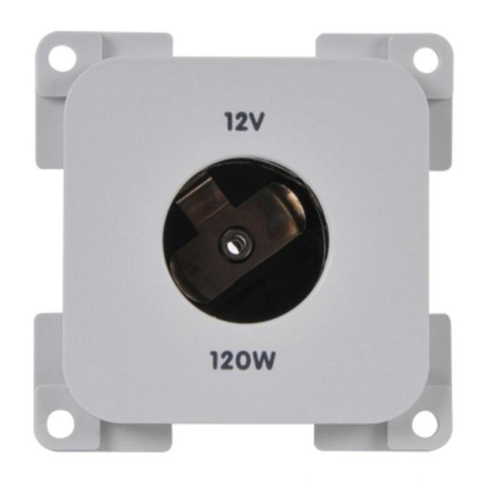 Presto Presto Contactdoos 12V Groot Inbouw S-10.000 Grijs