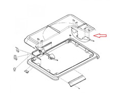 Dometic Dometic Heki 1 Glaskoepel met Handgreep Grijs