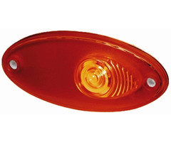 Hella Hella Markering Ovaal Inbouw Rood