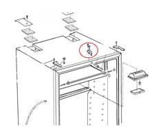 Dometic Dometic Bevestigingshaak deurvergrendeling RM7290 2412884054