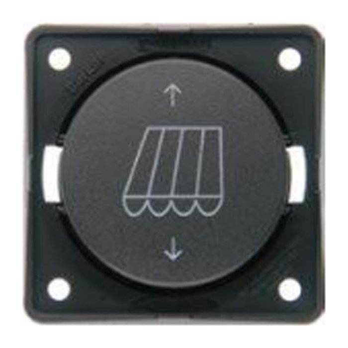 Berker Berker Poolomkeerschakelaar Luifel Inbouw Antraciet Mat 12/24V