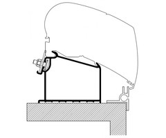 Thule Thule Adria Caravan Roof Adapter >2015