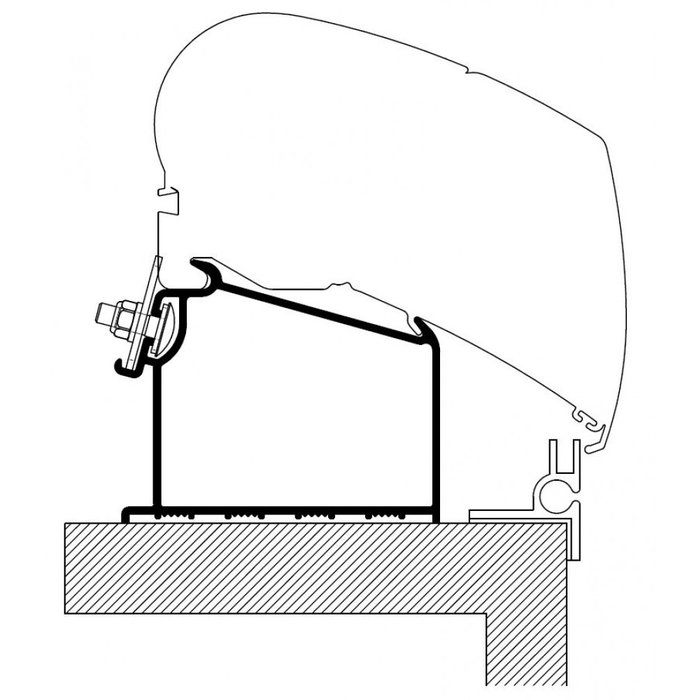 Thule Thule Adria Caravan Roof Adapter >2015