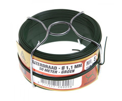 Deltafix 10 stuks Deltafix Ijzerdraad no 5 50 Groen geplasificeerd