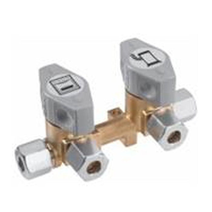 GOK GOK Gasdistributieblok 2-Weg 10-8mm