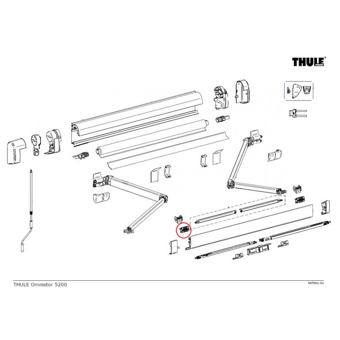 Thule Thule Connection Support Arm LH 5200