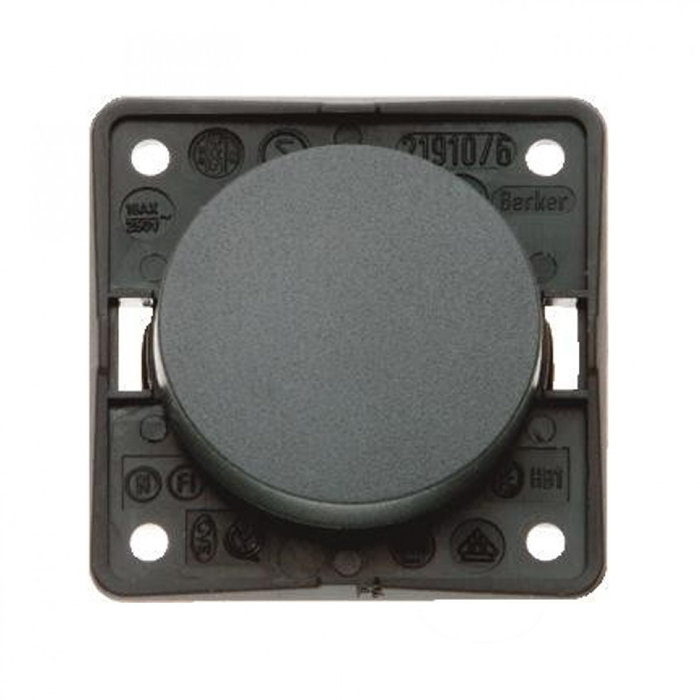 Berker Berker Aan/Uitschakelaar Flow/Pure Inbouw Antraciet Mat 230V
