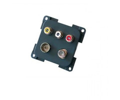 Berker 5 stuks Berker Contactdoos Multimedia Inbouw Antraciet Mat