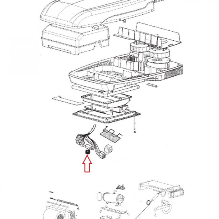Dometic Dometic B1500 Schakelaar Thermostaat