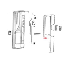 Dometic Dometic CaraD-RF deur Bevestingsclip