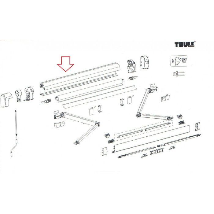 Thule Thule Main Housing 5200 4.00 Wit