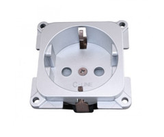 Presto 10 stuks Presto Contactdoos 230V Inbouw S-10.000 Grijs