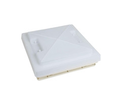 MPK MPK Dakluik 28x28cm Wit Kader+Vliegenhor 46-72mm