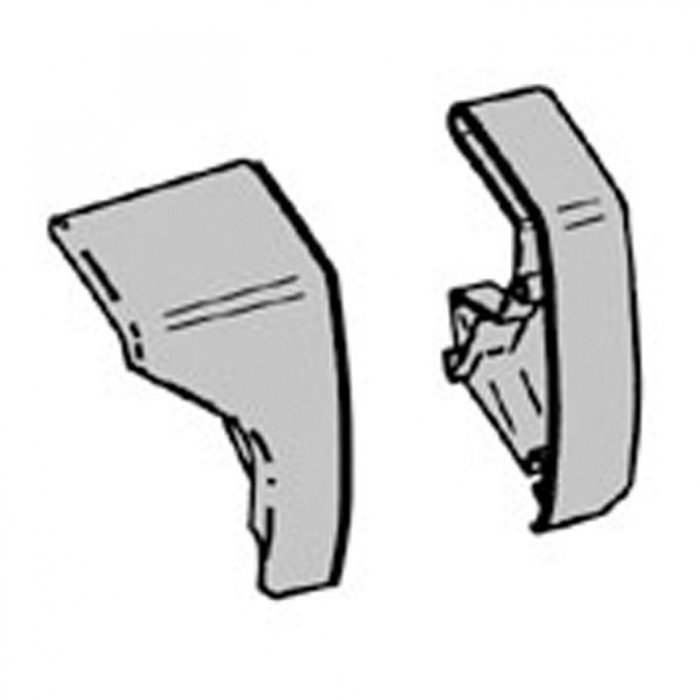 Thule Thule LH&RH endcap lead rail 6200 white