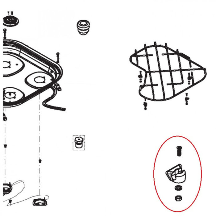 Dometic Dometic EK2000 Montageset  (5st)