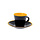 Gimex Grey Line Yellow Espresso Set 2st-4delig