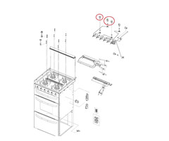 Dometic Dometic kookplaat PI8000 Sproeier