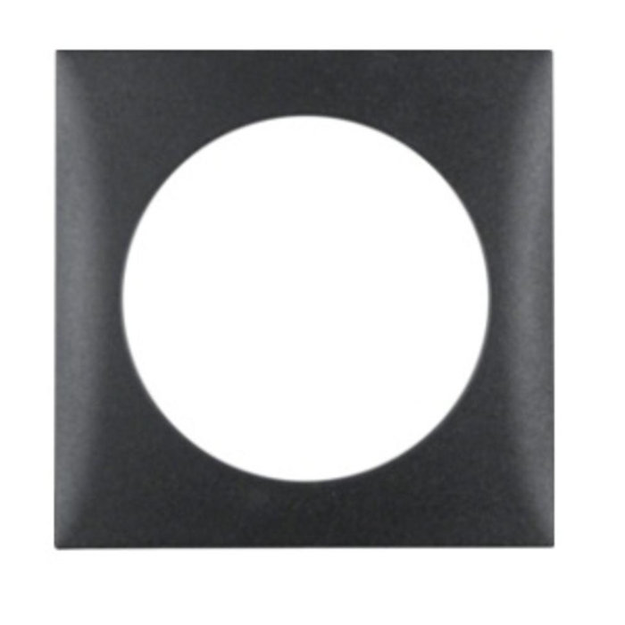 Berker Berker Afdekraam Flow 1-Vaks Antraciet Mat