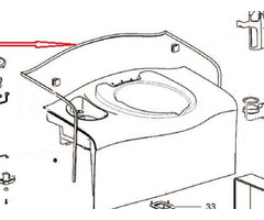 Thetford Thetford C400 Afwerkbies Cassette Toilet