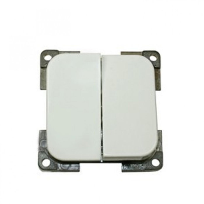 Presto Presto Wipschakelaar Dubbel Inbouw Wit S-10.000