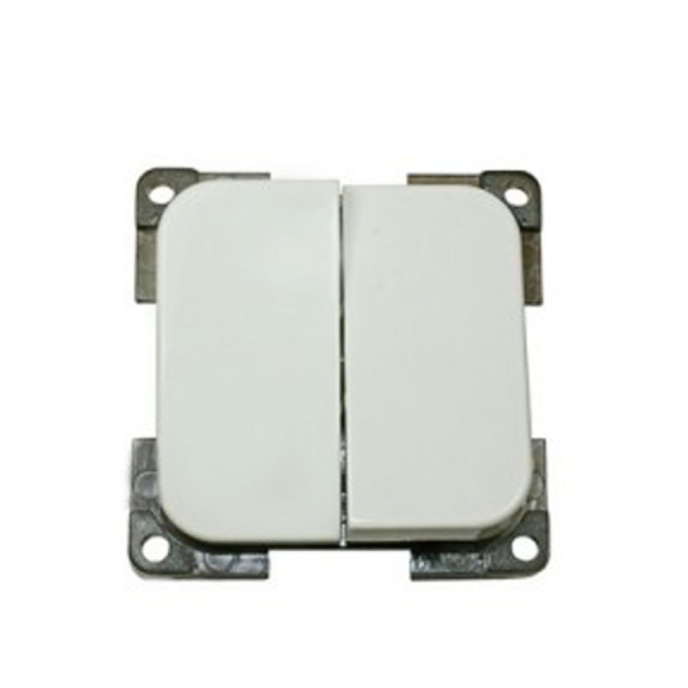 Presto Presto Wipschakelaar Dubbel Inbouw Wit S-10.000