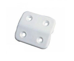 FjordOutdoor Scharnier Wit kunststof à 4 st.