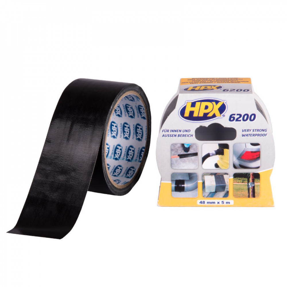HPX HPX 6200 Reparatie Tape 48mmx5mtr Zwart