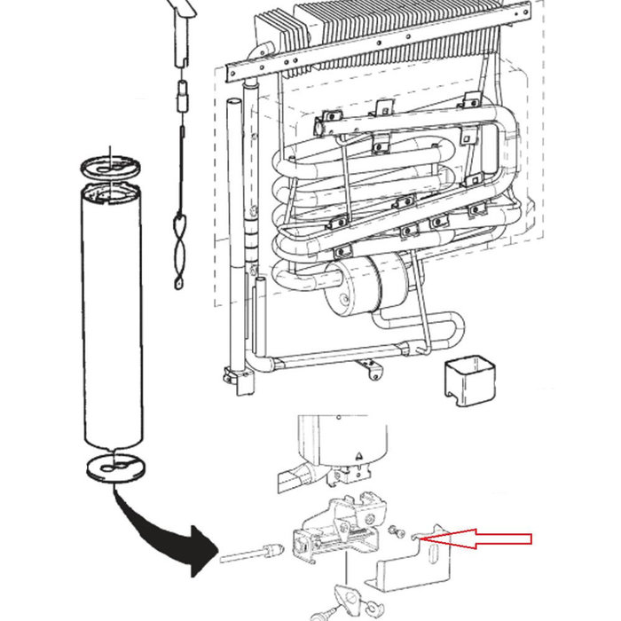 Dometic Dometic RMS8401 Gasbrander compleet