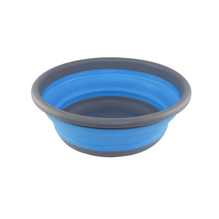 ViaMondo ViaMondo Wasbak Opvouwbaar Rond Blauw 9L