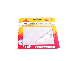 Deltafix 24 stuks Deltafix Anti-Krasvilt ø28mm Wit 8st