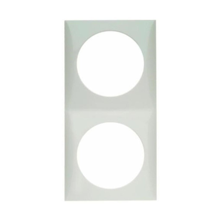 Berker Berker Afdekraam Flow 2-Vaks Chroom Mat