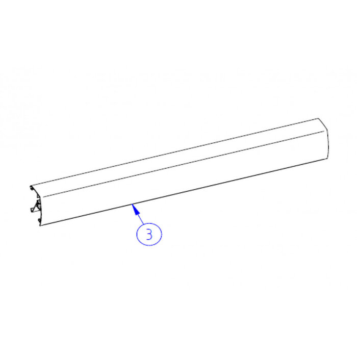 Thule Thule lead rail 6200 4,25m white