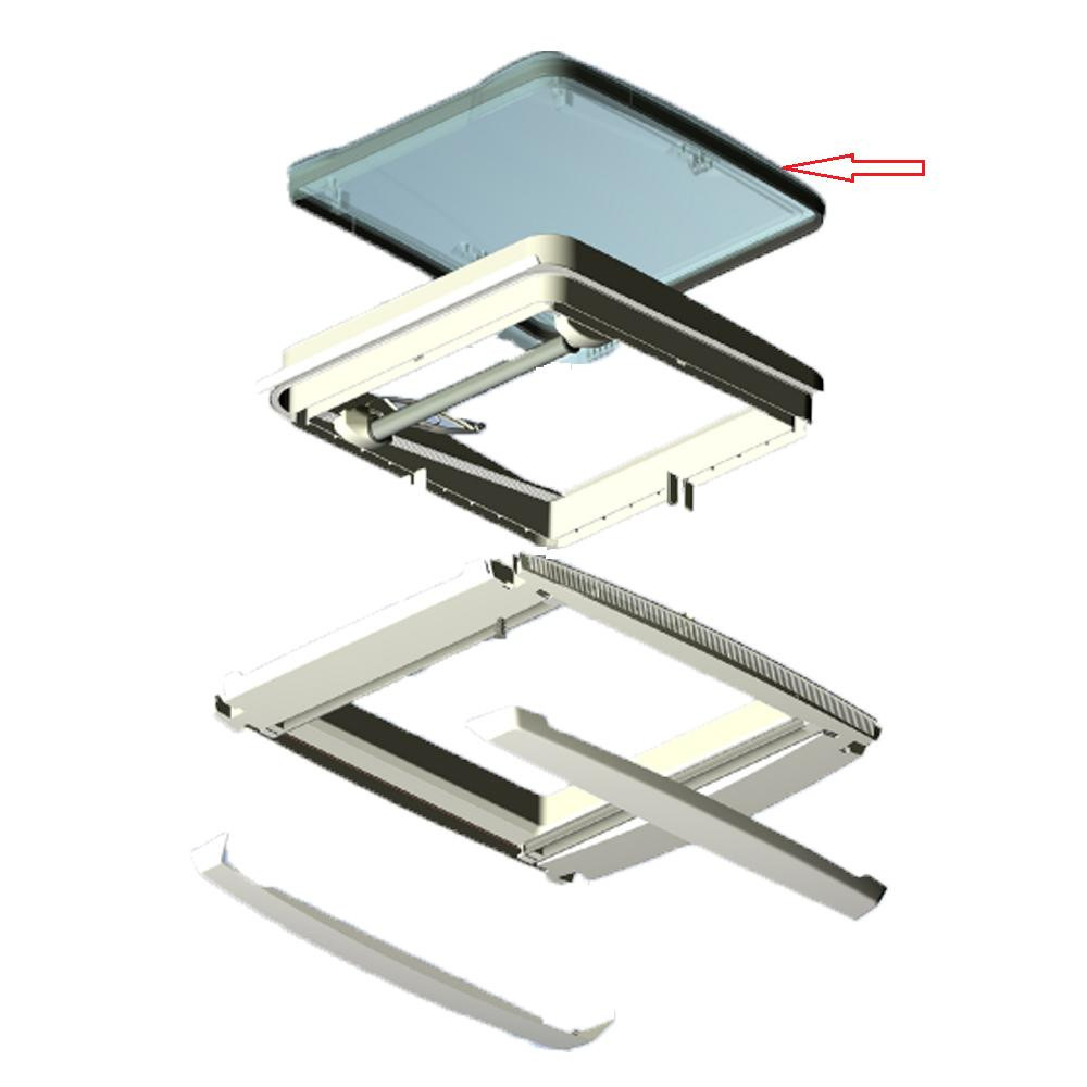 MPK MPK VisionStar M Pro Dakluikkap met 40% Ontluchting