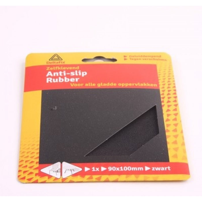 Deltafix 24 stuks Deltafix Anti-Sliprubber 90x100mm Zwart