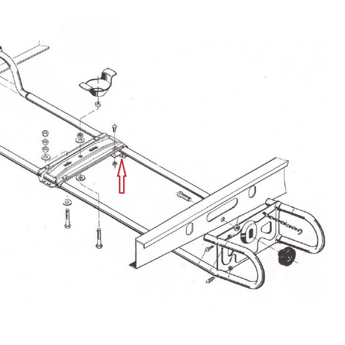 AL-KO AL-KO Reservewielhouder Klemschaal
